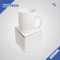 China Supply Easy To Custom Logo 11oz sublimation white mug